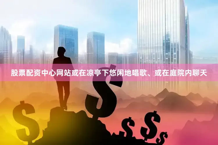 股票配资中心网站或在凉亭下悠闲地唱歌、或在庭院内聊天