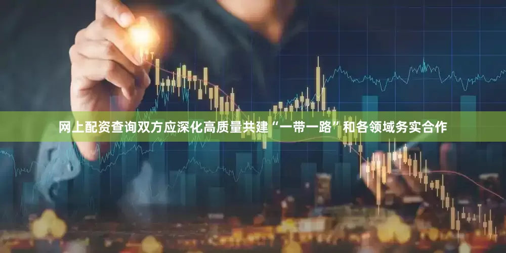 网上配资查询双方应深化高质量共建“一带一路”和各领域务实合作