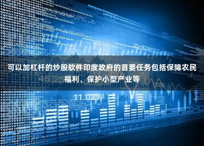 可以加杠杆的炒股软件印度政府的首要任务包括保障农民福利、保护小型产业等